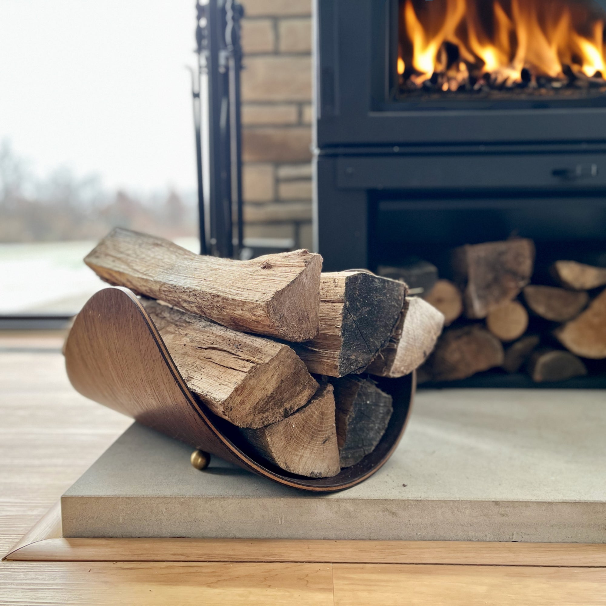 Mission Firewood Holder