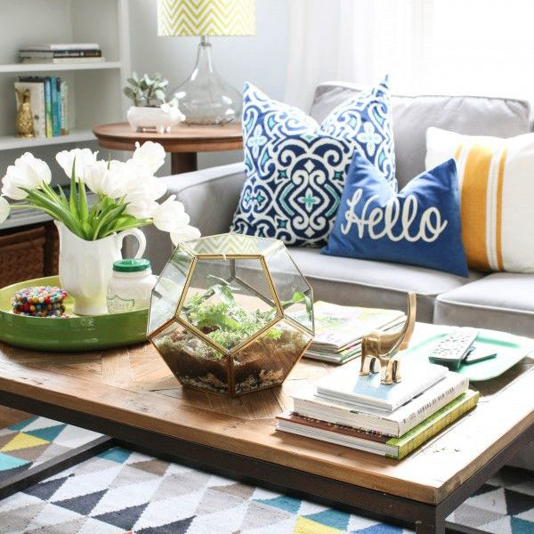 Clear Your Coffee Table Clutter