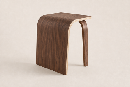 Tahquamenon Stool in Walnut