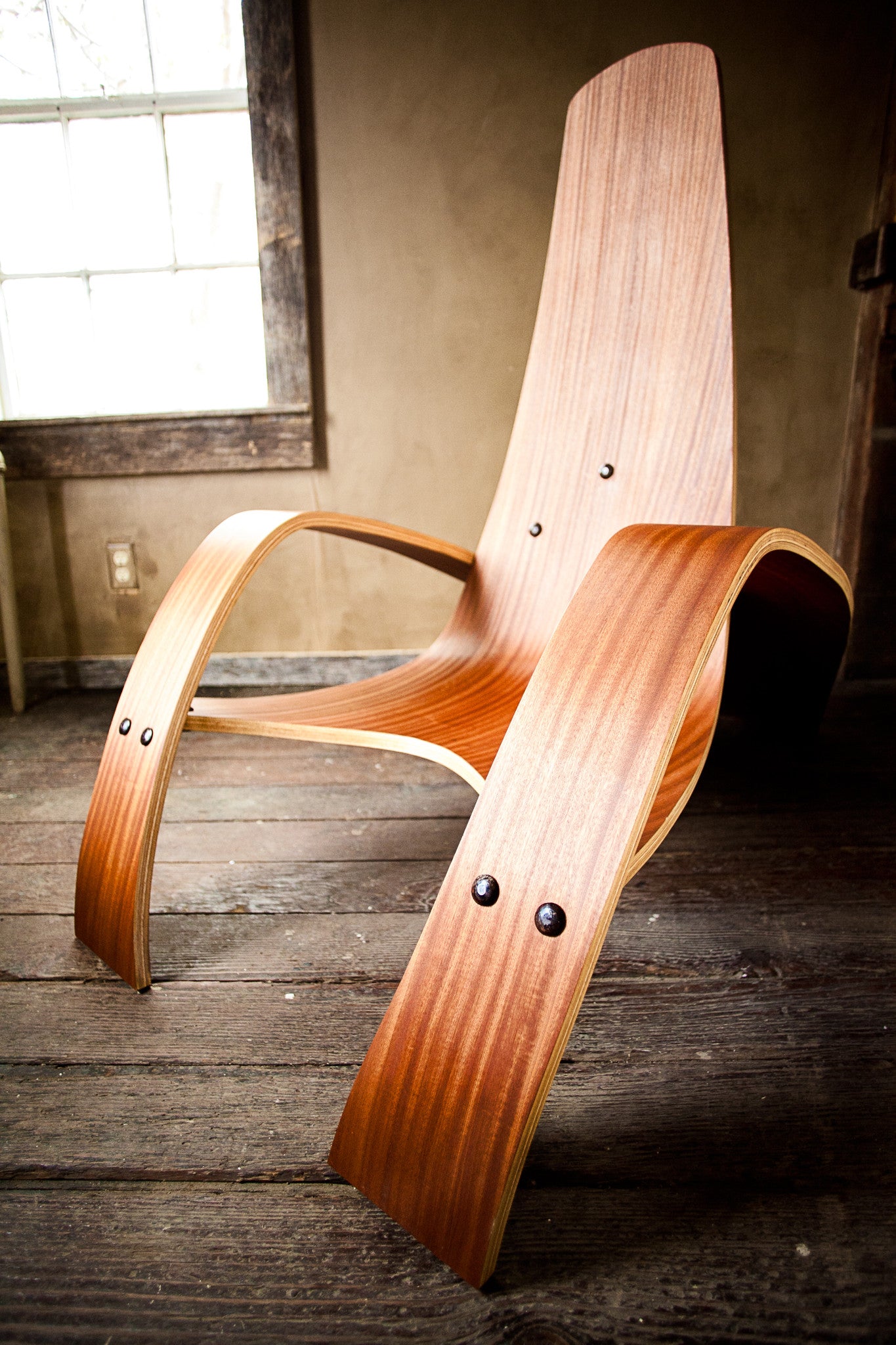 Ciseal Custom Bent Plywood Lounge Chair