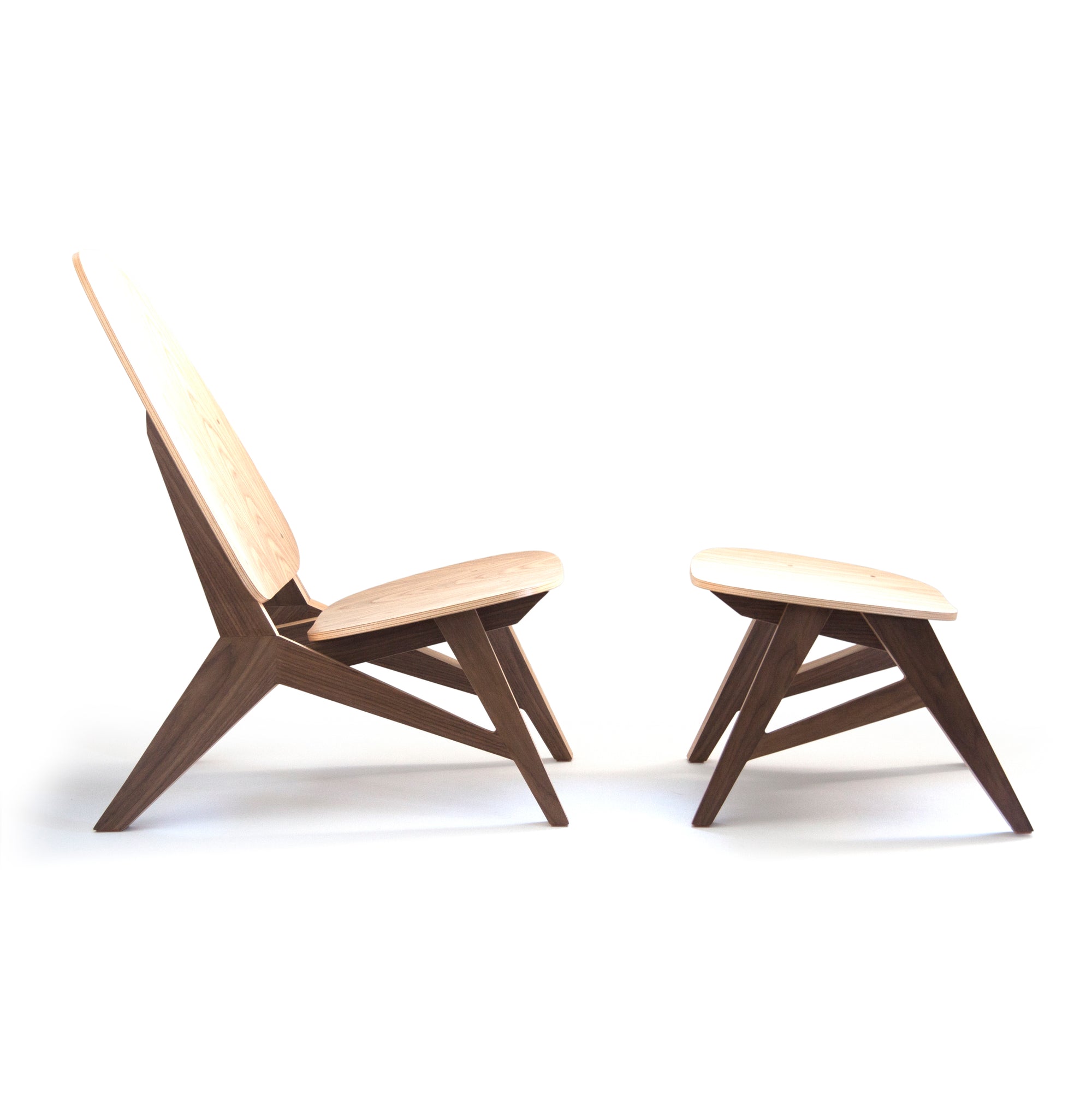 Custom Lounge Chair and Ottoman